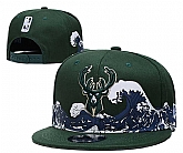 Milwaukee Bucks Team Logo Adjustable Hat YD (5),baseball caps,new era cap wholesale,wholesale hats